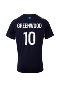 Olympique de Marseille Mason Greenwood #10 Fotballdrakt Borte Klær 2025-26 Korte ermer